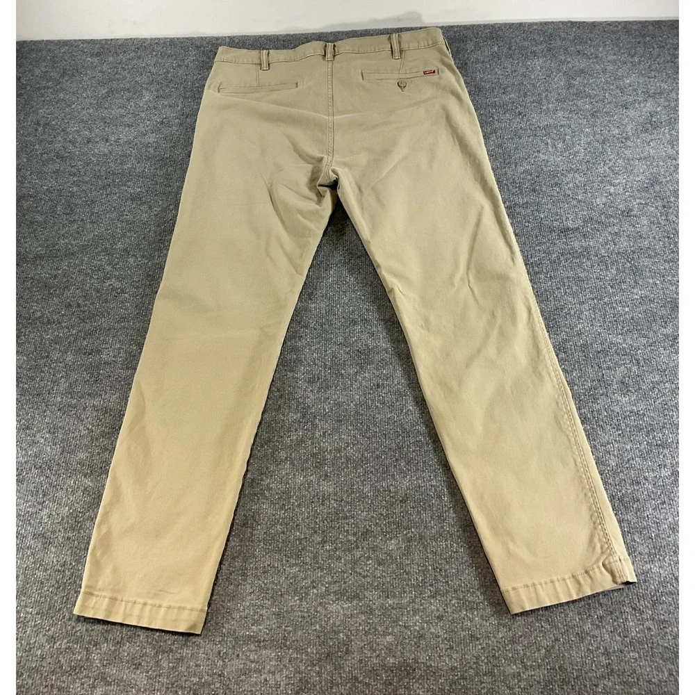 Levi's XX Chino Standard Taper Pants Men's 38x32 Khaki Casual Stretch Chinos